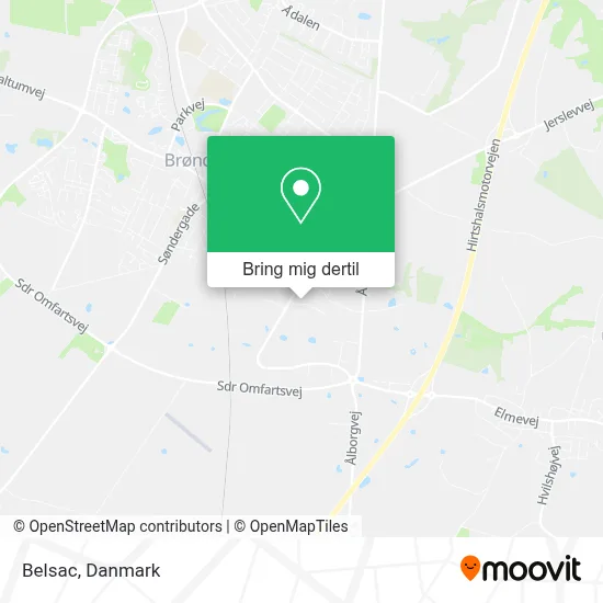 Belsac kort