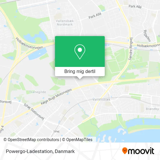 Powergo-Ladestation kort