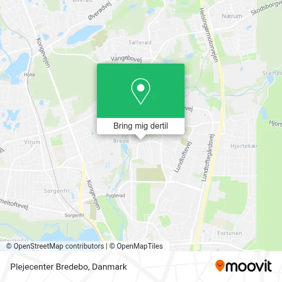 Plejecenter Bredebo kort