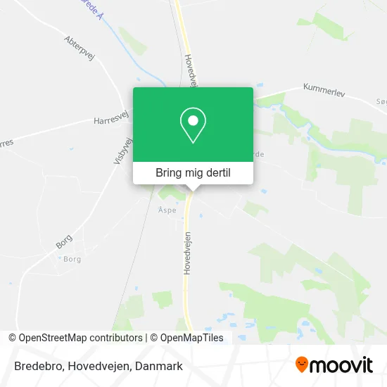 Bredebro, Hovedvejen kort