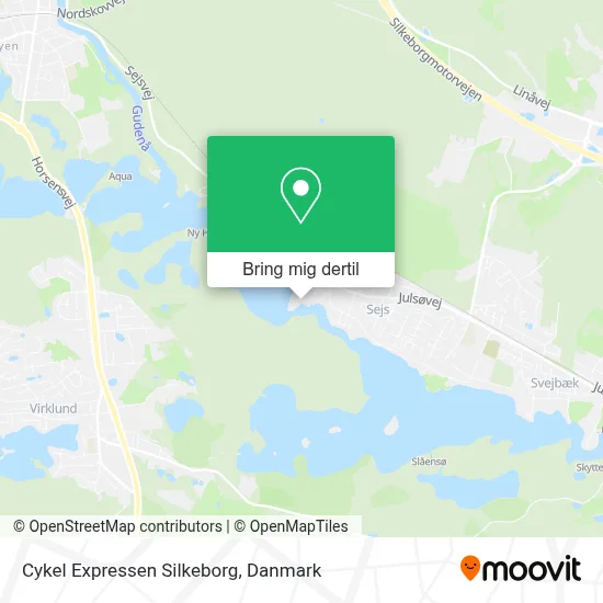 Cykel Expressen Silkeborg kort
