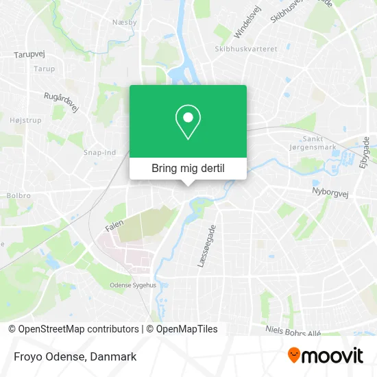 Froyo Odense kort