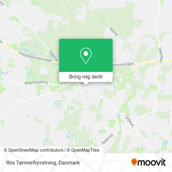 Riis Tømrerforretning kort