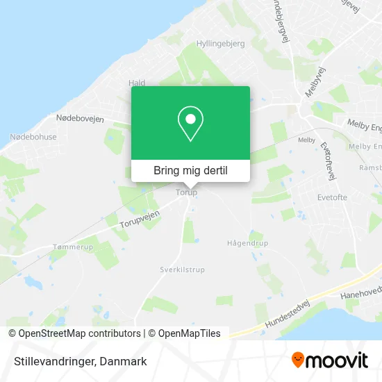 Stillevandringer kort