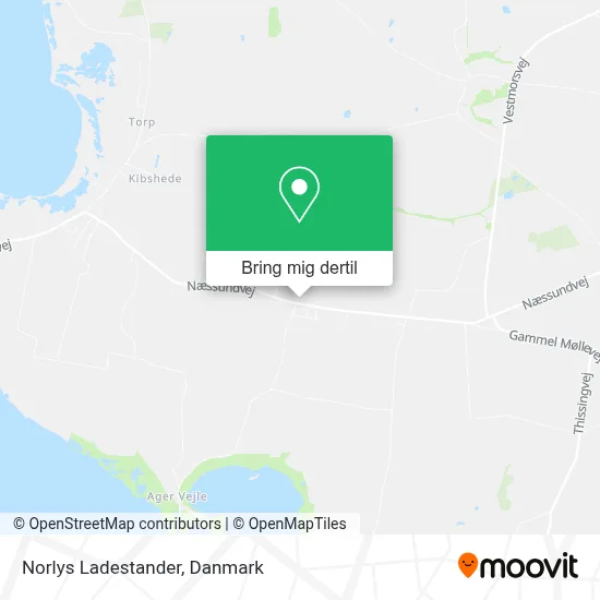 Norlys Ladestander kort