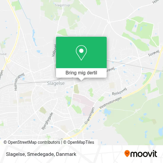Slagelse, Smedegade kort