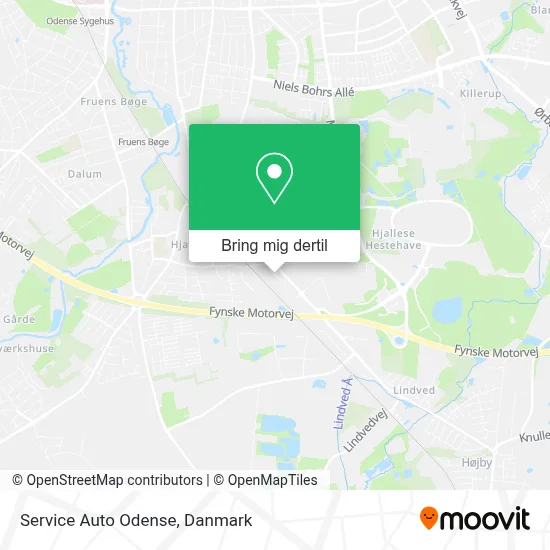 Service Auto Odense kort