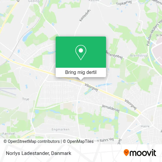 Norlys Ladestander kort