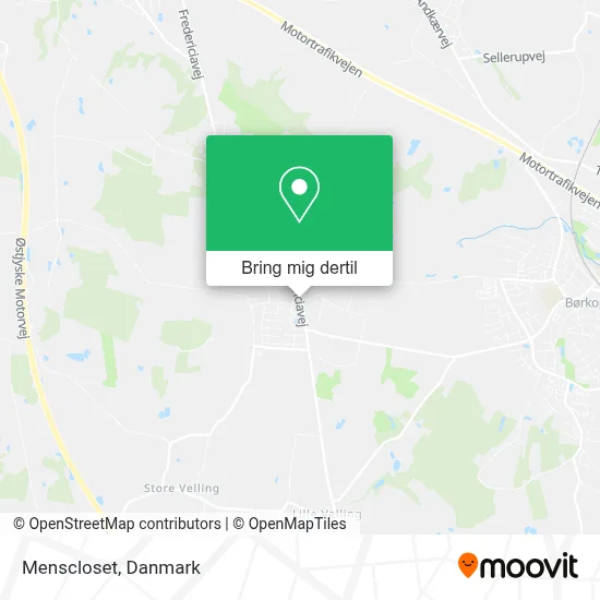 Menscloset kort
