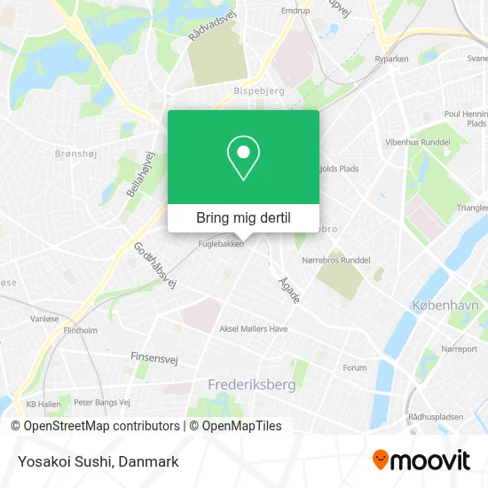Yosakoi Sushi kort