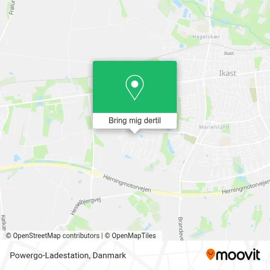 Powergo-Ladestation kort