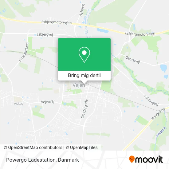Powergo-Ladestation kort