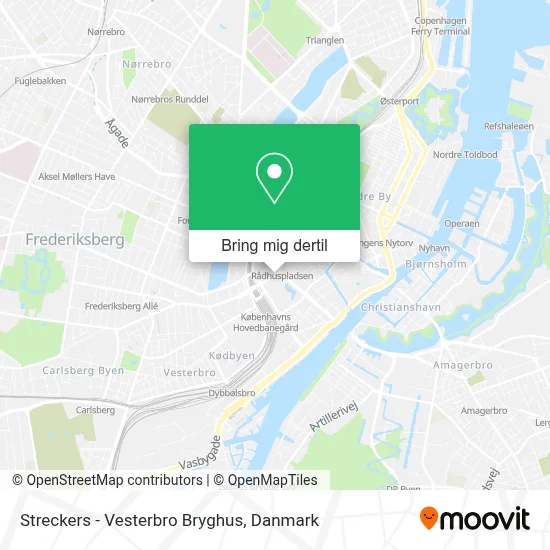 Streckers - Vesterbro Bryghus kort