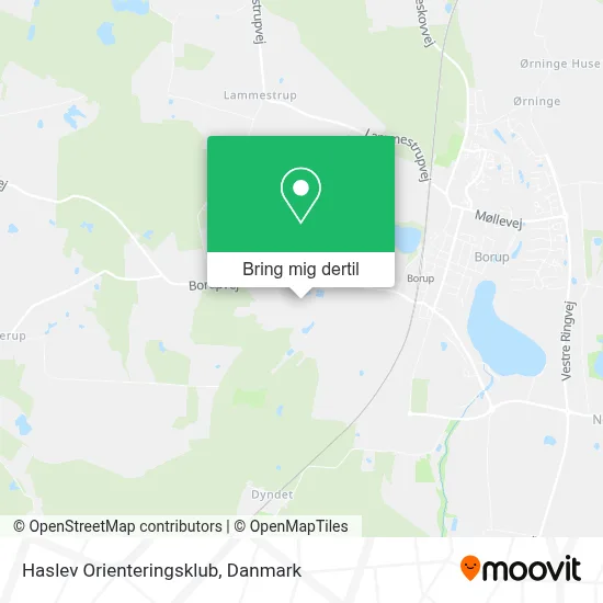 Haslev Orienteringsklub kort