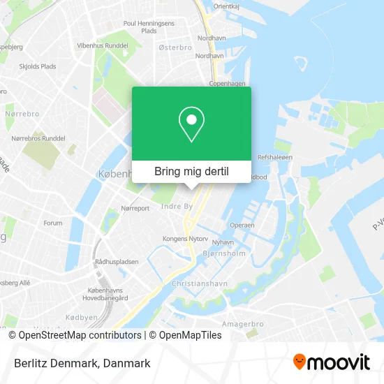 Berlitz Denmark kort