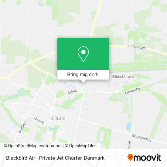 Blackbird Air - Private Jet Charter kort