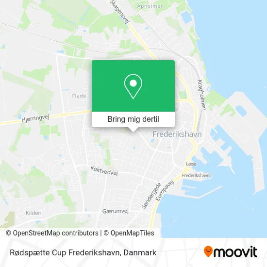 Rødspætte Cup Frederikshavn kort