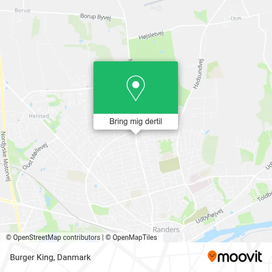 Burger King kort