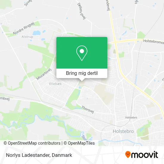 Norlys Ladestander kort