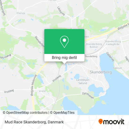 Mud Race Skanderborg kort