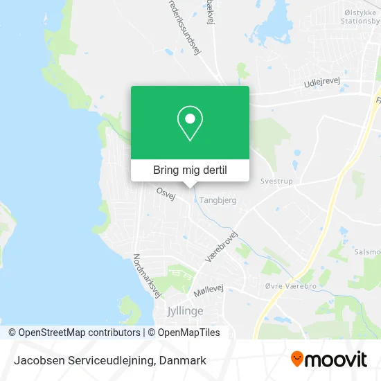 Jacobsen Serviceudlejning kort