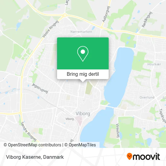 Viborg Kaserne kort