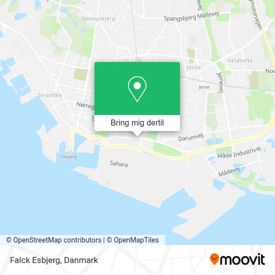 Falck Esbjerg kort