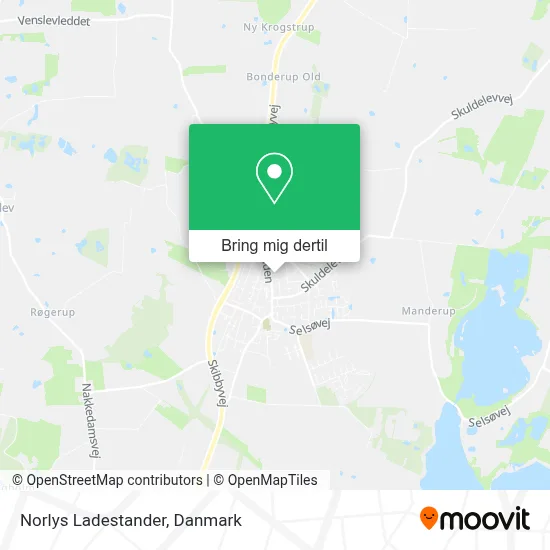 Norlys Ladestander kort