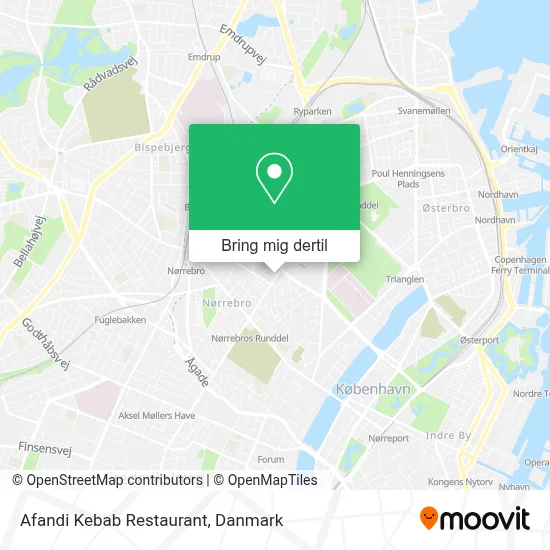 Afandi Kebab Restaurant kort