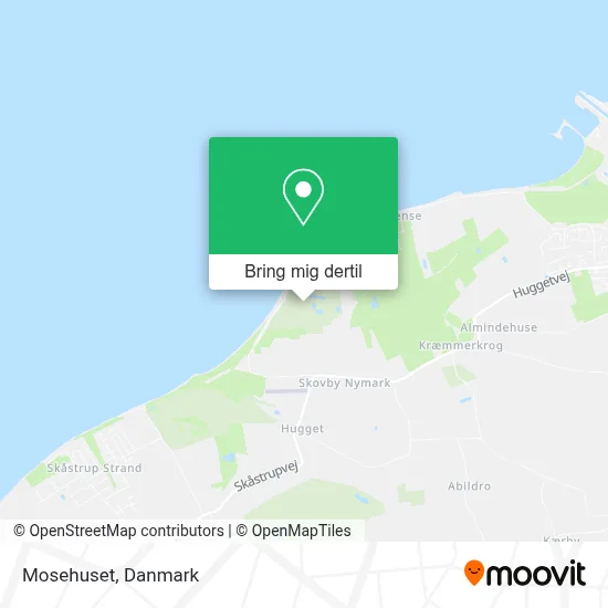 Mosehuset kort