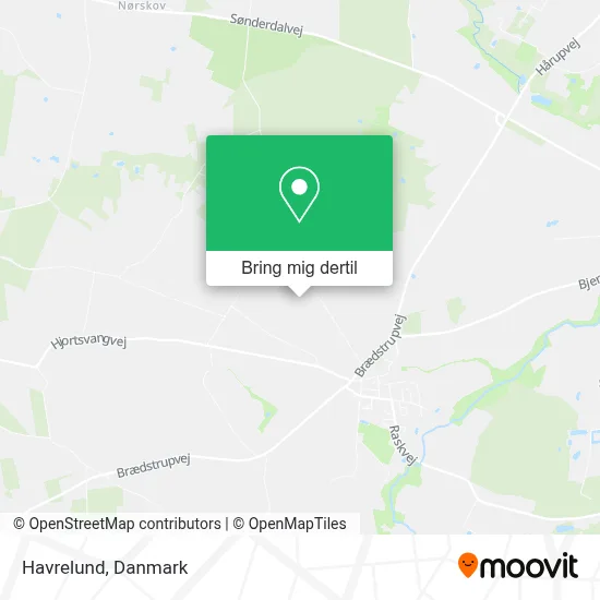 Havrelund kort