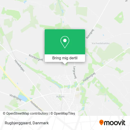 Rugbjerggaard kort