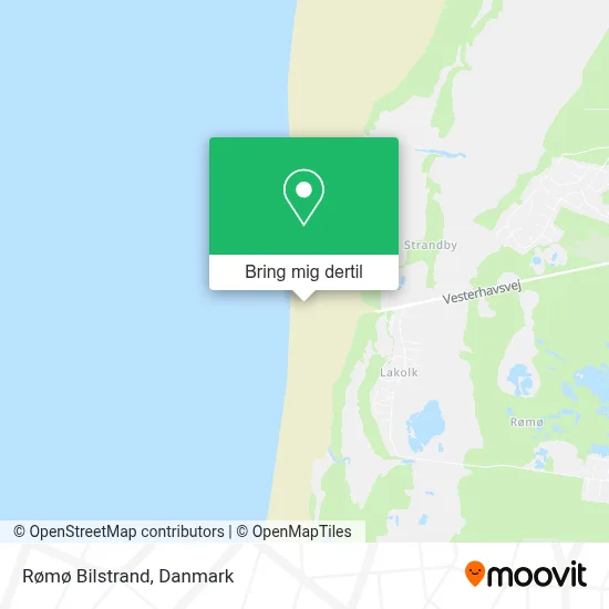 Rømø Bilstrand kort