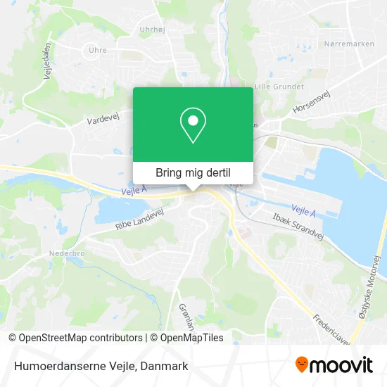 Humoerdanserne Vejle kort