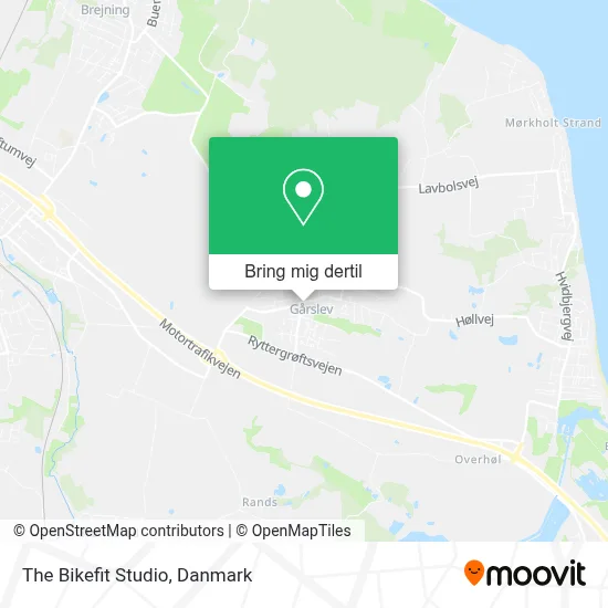 The Bikefit Studio kort