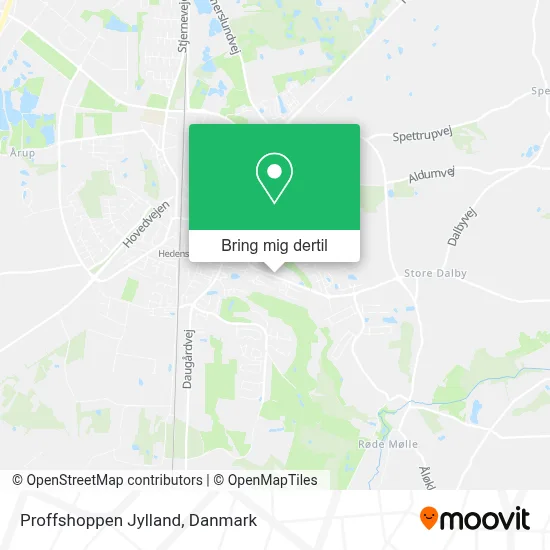 Proffshoppen Jylland kort