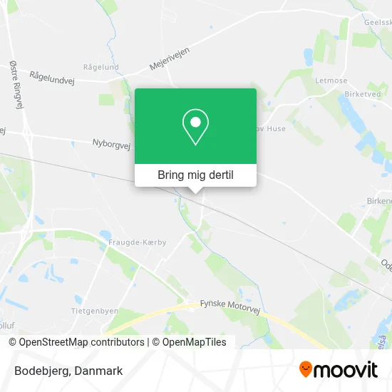 Bodebjerg kort