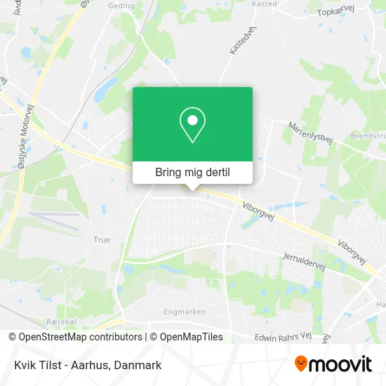 Kvik Tilst - Aarhus kort