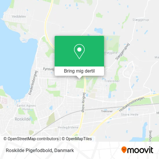 Roskilde Pigefodbold kort