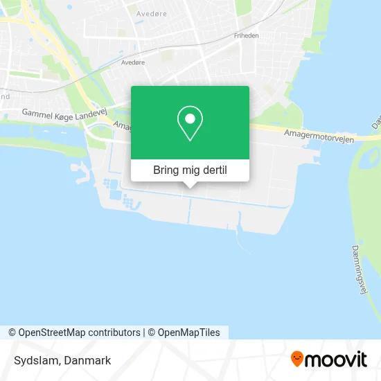 Sydslam kort
