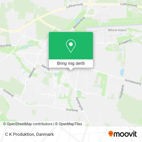 C K Produktion kort