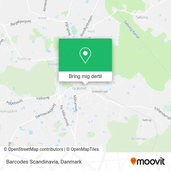 Barcodes Scandinavia kort