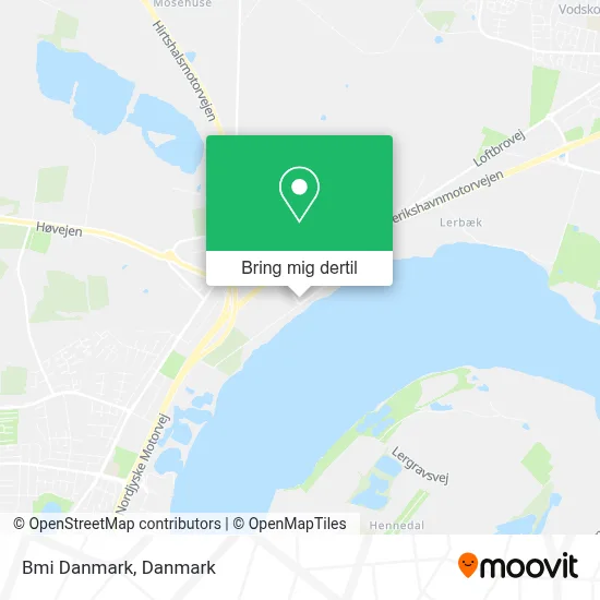 Bmi Danmark kort