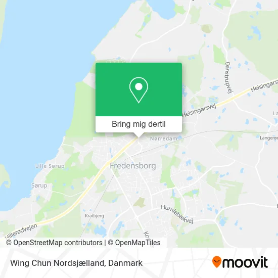 Wing Chun Nordsjælland kort