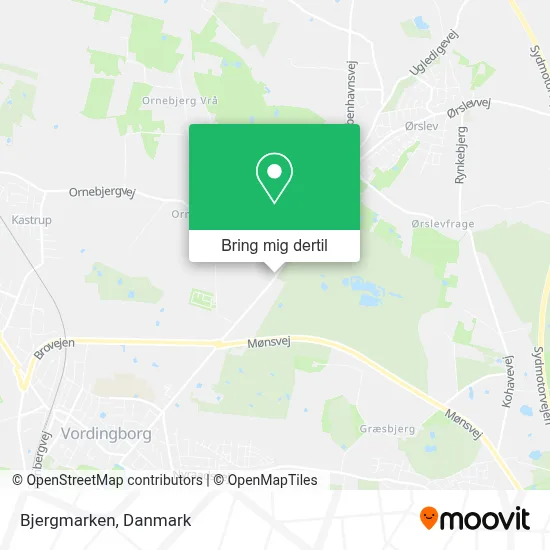 Bjergmarken kort