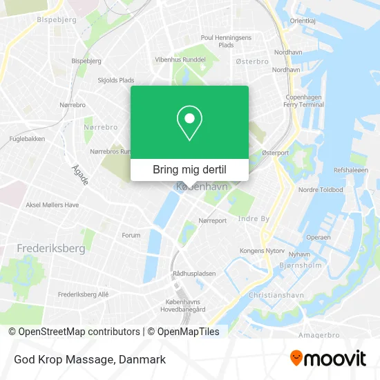 God Krop Massage kort