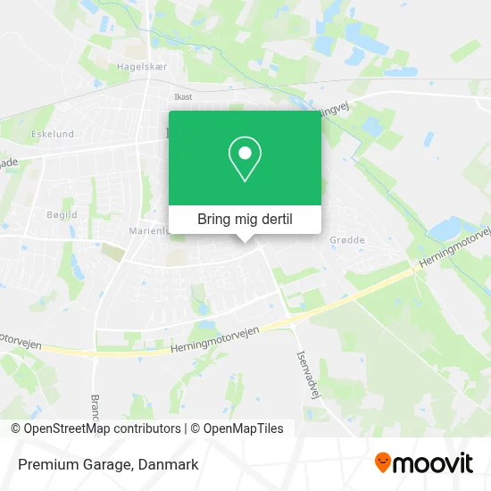 Premium Garage kort