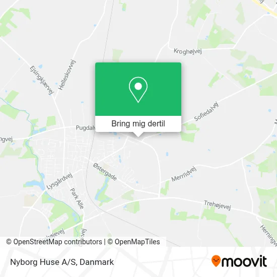 Nyborg Huse A/S kort