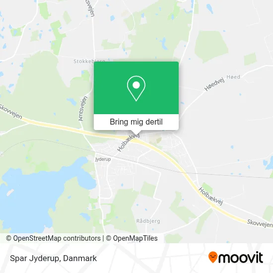 Spar Jyderup kort