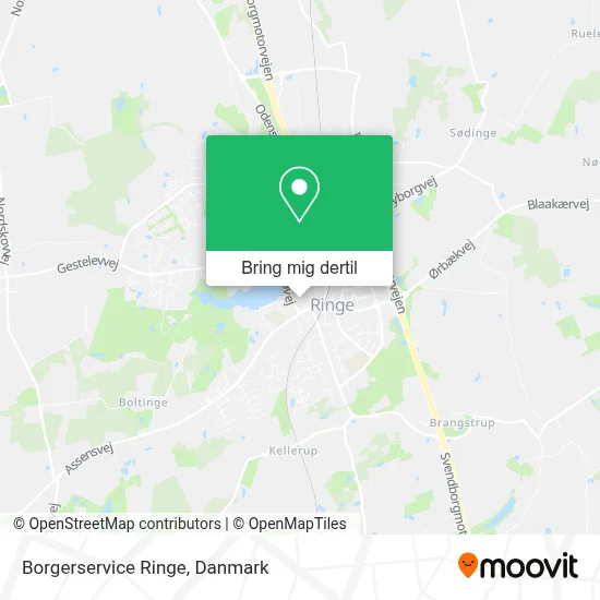 Borgerservice Ringe kort